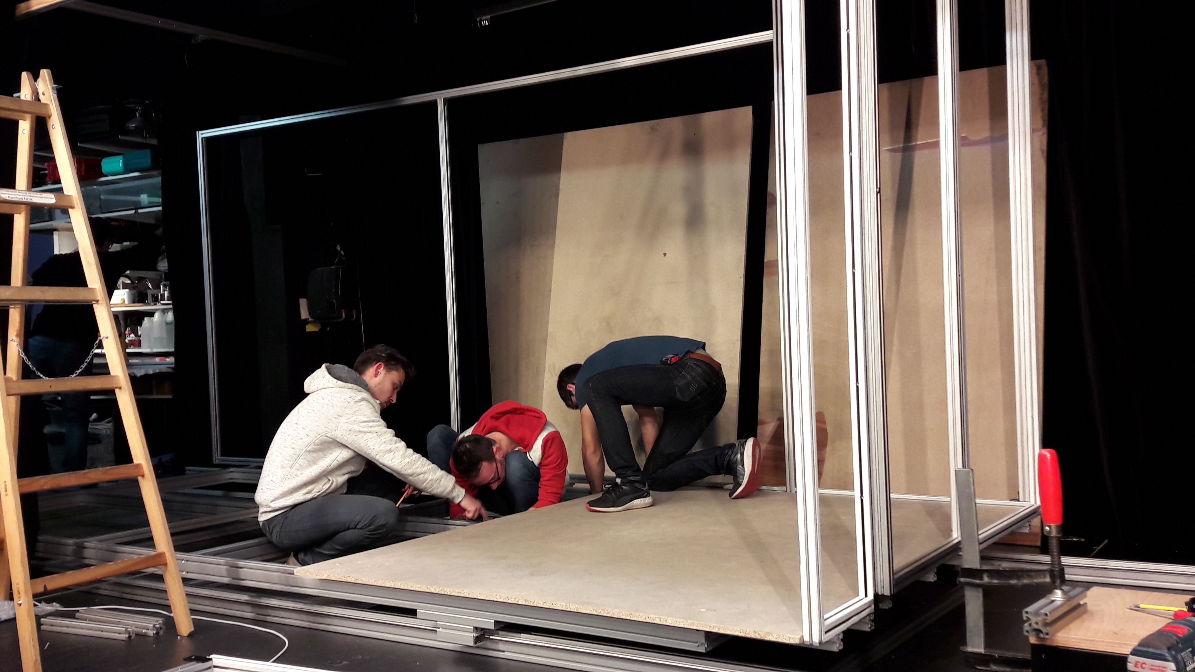 Technique scénique rapide dans le théâtre Lechthaler-Belic de la ville de Graz en Autriche