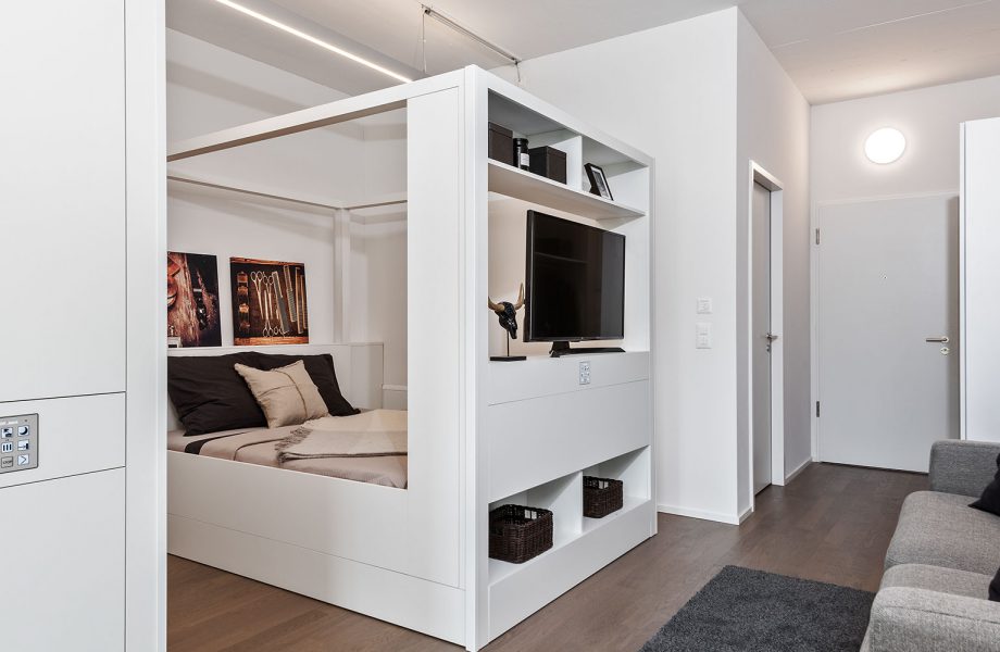 El concepto de sala modular para una vida flexible