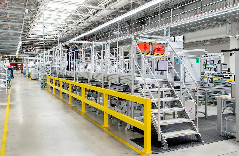 Treppen/Podeste System im Hauptsitz von Miele