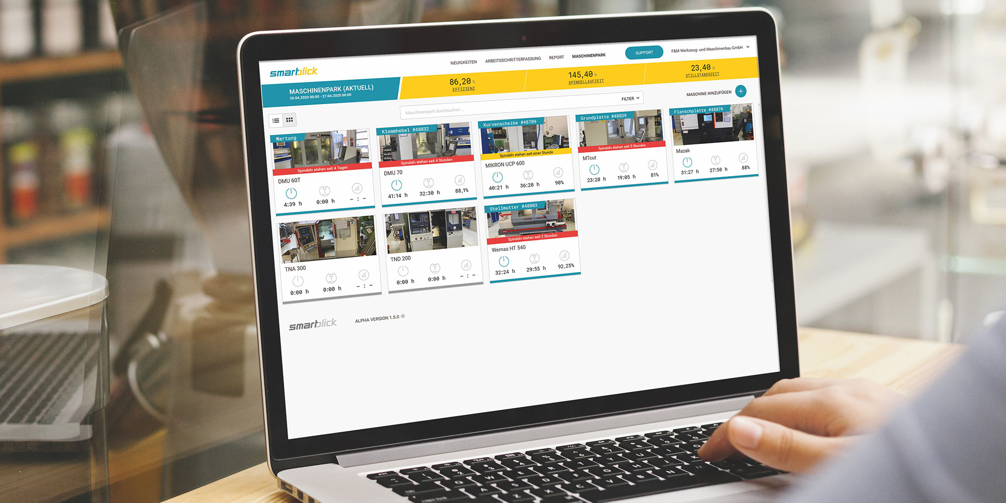 Maschinenpark optimieren – mit neuartigem Analyse-System