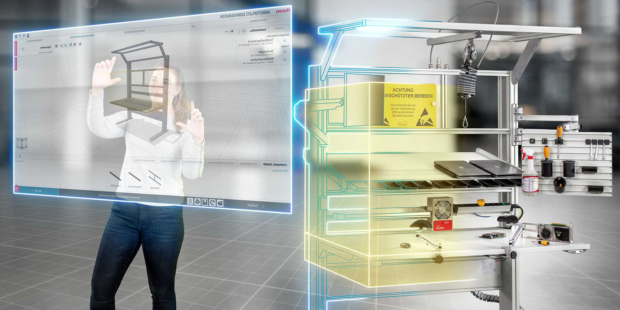 Der Arbeitsplatz-Konfigurator: Ergonomie und Sicherheit in Rekordzeit