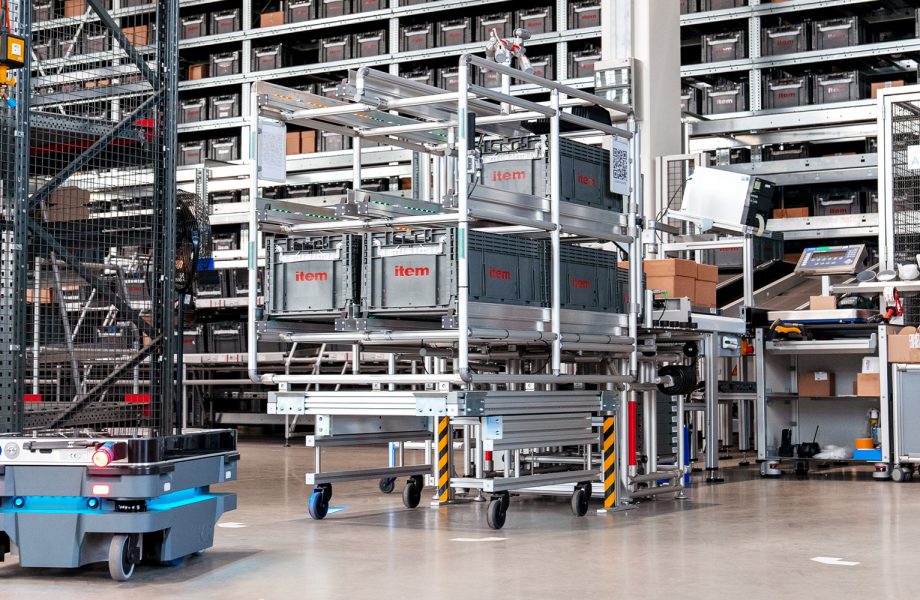 Autonomiczne mobilne roboty (AMR): Elastyczna budowa konstrukcji