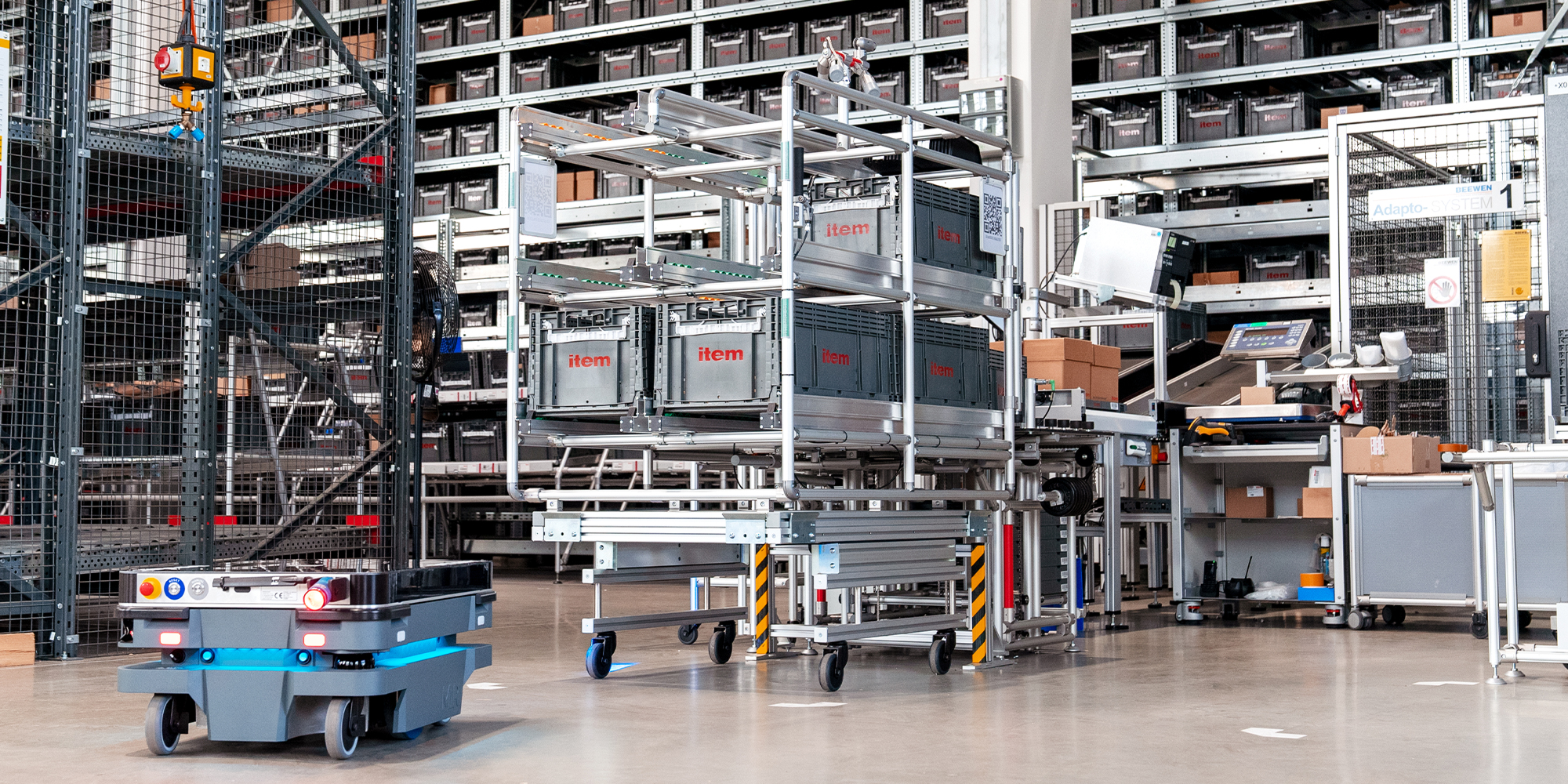 Autonome mobile Roboter (AMR): Aufbauten flexibel gestalten