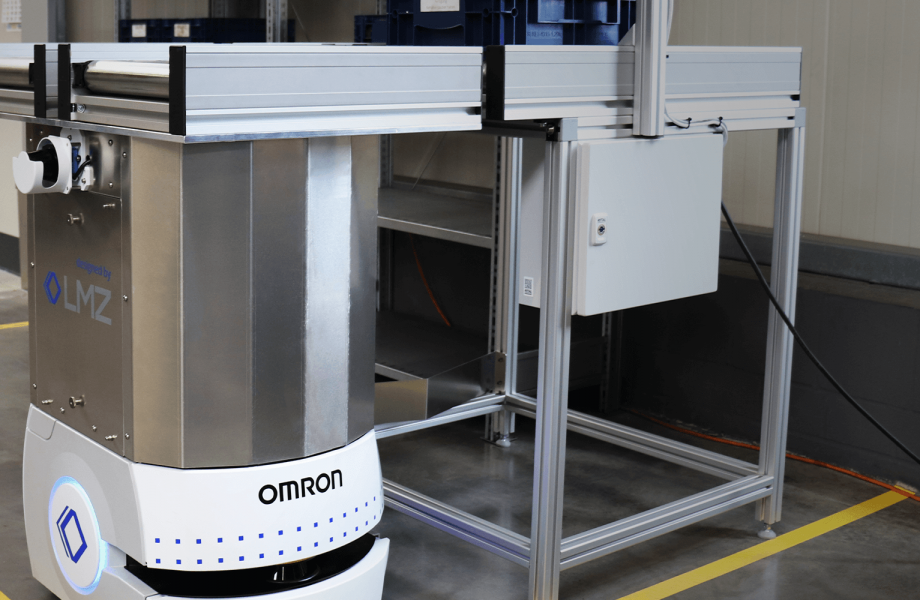 Intralogistik-Automatisierung durch mobile Roboter bei LMZ