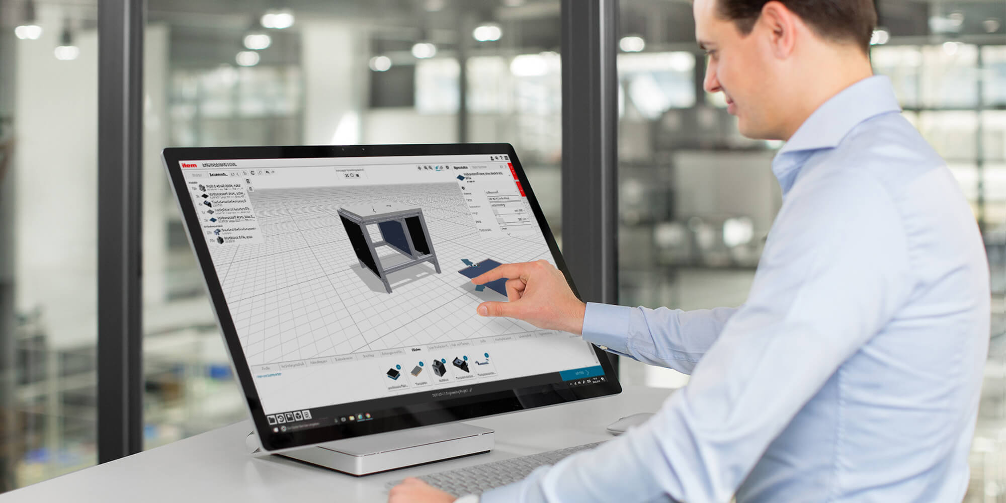 Online konstruieren: Jetzt auch mit Flächenelementen