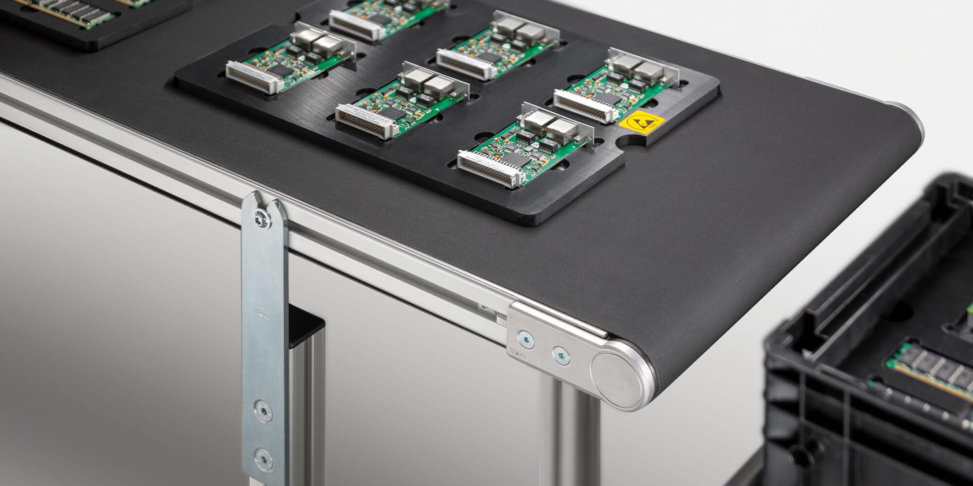 ESD-safe conveyor belts from the item Conveyor Belt System