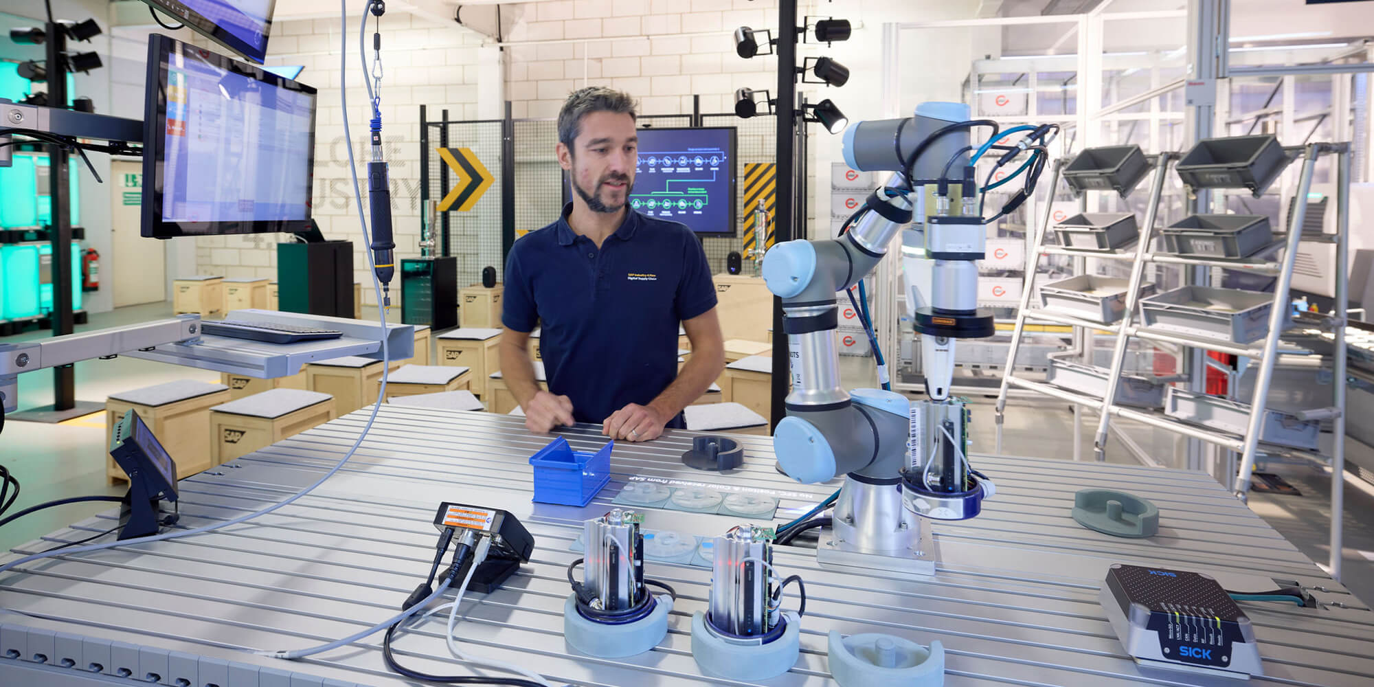 Vivre en direct Industrie 4.0 avec SAP et des entreprises partenaires