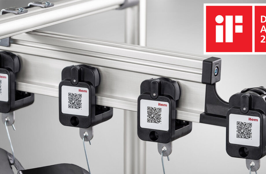 Ausgezeichnetes Design: das item Hängefördersystem